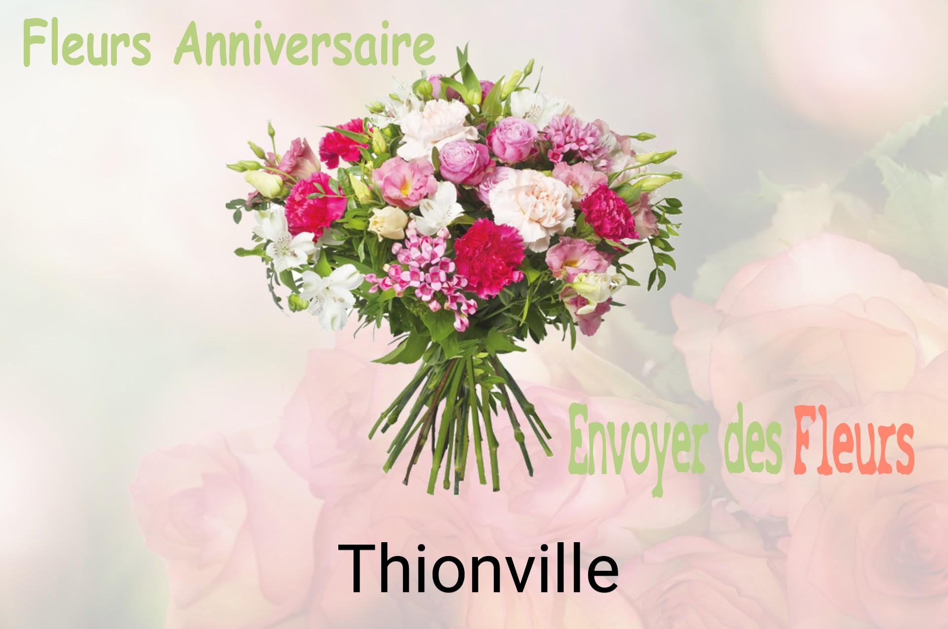 Bouquet de fleurs d’anniversaire livré à Thionville