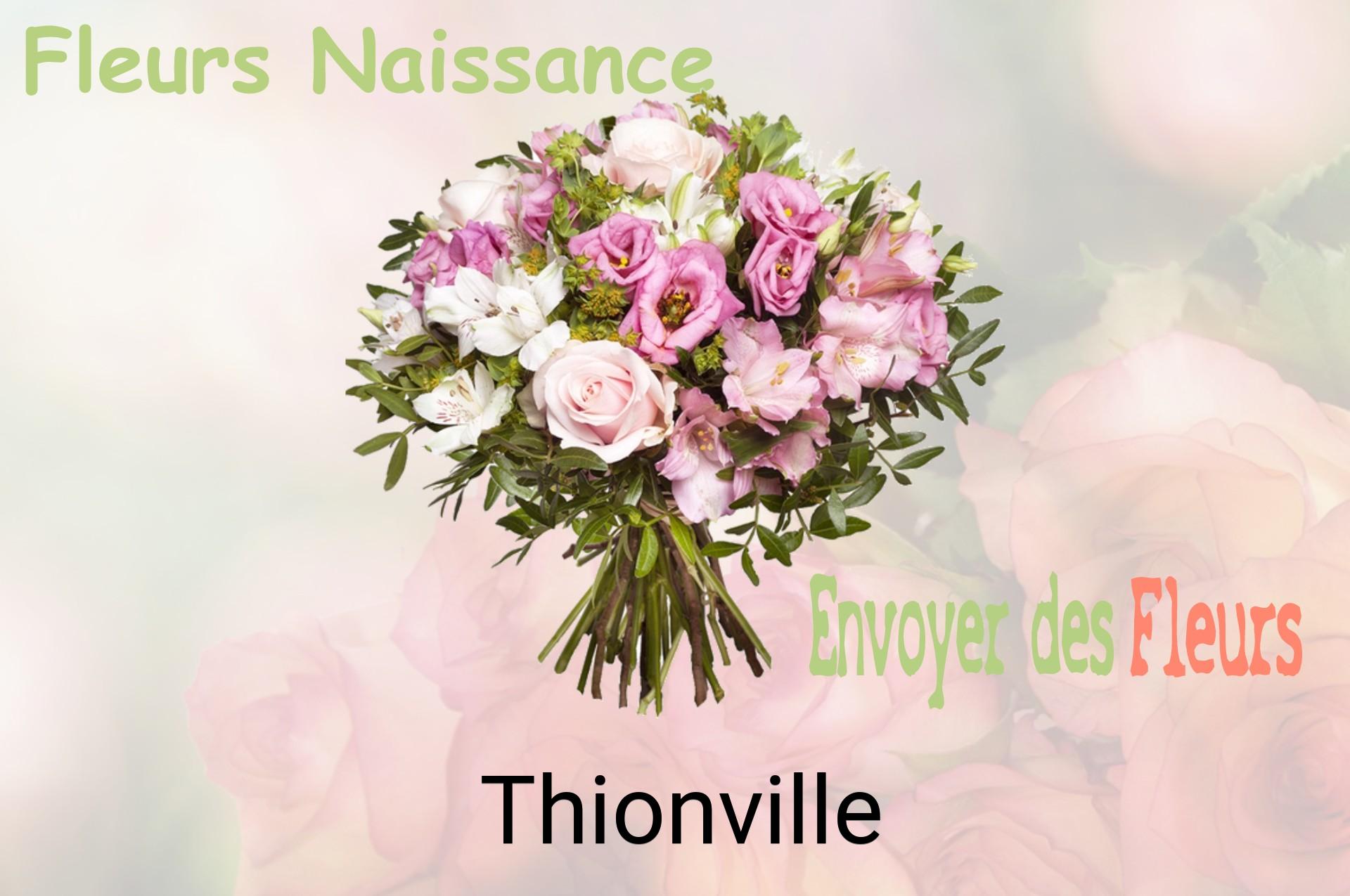 Bouquet de fleurs de naissance livré à Thionville